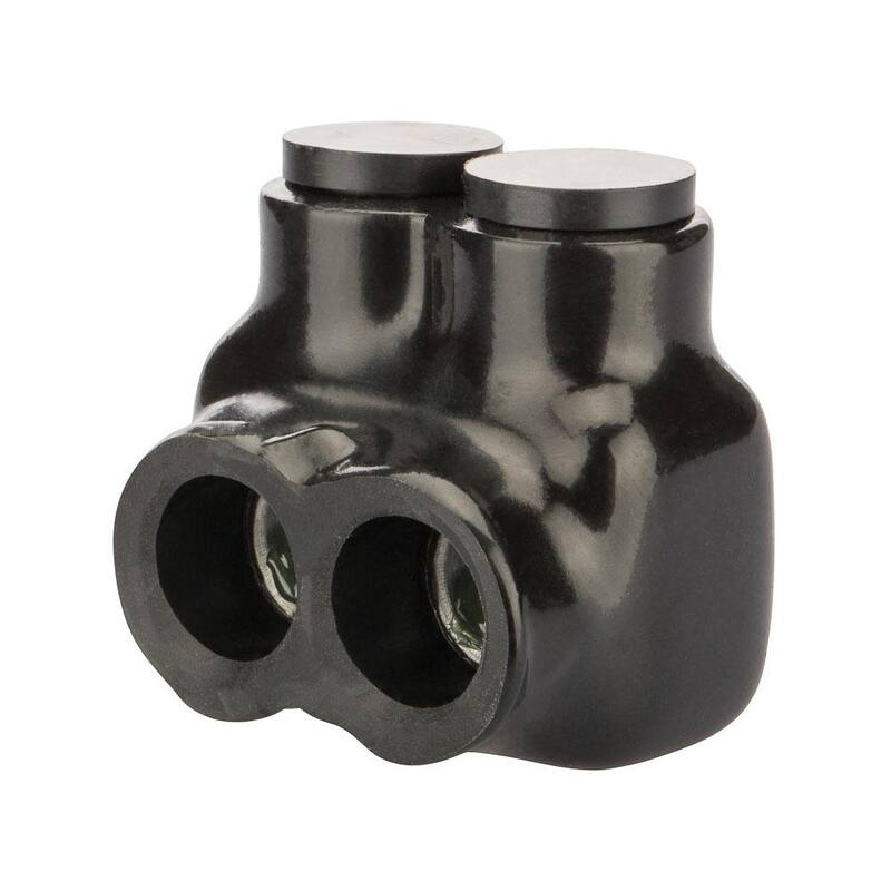 Conector derivador aislado Polaris 3/0-6 AWG, negro - IT-3/0B