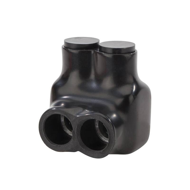 Conector de empalme aislado Polaris 1/0-14 AWG, negro - IT-1/0B.