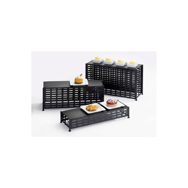 Cal Mil Plastics Cal-Mil Iron Rectangle Riser 21"W x 7-1/2"D x 6-1/2"H - 1247-7