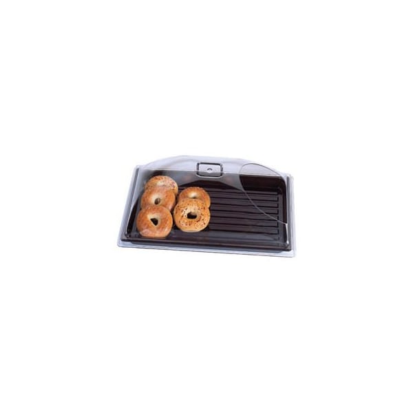 Cambro Mfg Cambro DD1220ECW135 - Display Dome 12" x 20" with One End Cut, Clear, Handle - DD1220ECW135