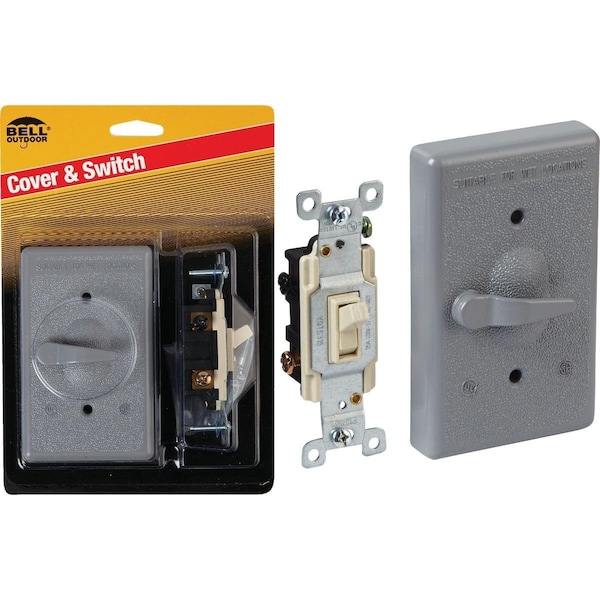 Bell Electrical Box Cover, 1 Gang, Aluminum - 5141-5