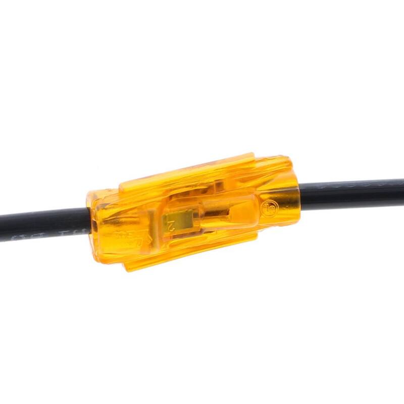 IDEAL Spliceline 42 Naranja Conectores de Empalme en Línea (en Inserción) (Paquete de 10) - 30-1342S