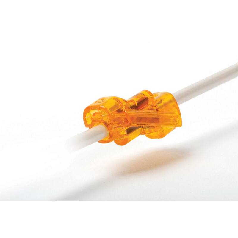 IDEAL Spliceline 42 Naranja Conectores de Empalme en Línea (en Inserción) (Paquete de 10) - 30-1342S