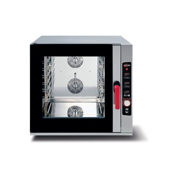 Mvp Group Axis Combi Oven, 38-9/16"W x 34"D x 35"H, 208-240V, 63.63A, 6 Shelves, Digital Controls - AX-CL06D