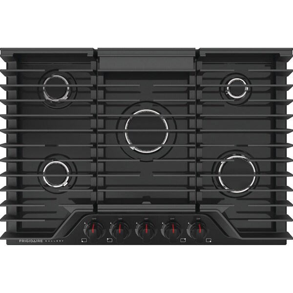 Almo 30-in. ADA Compliant Gas Cooktop with 5 Burners and LED Backlit Knobs - GCCG3048AB