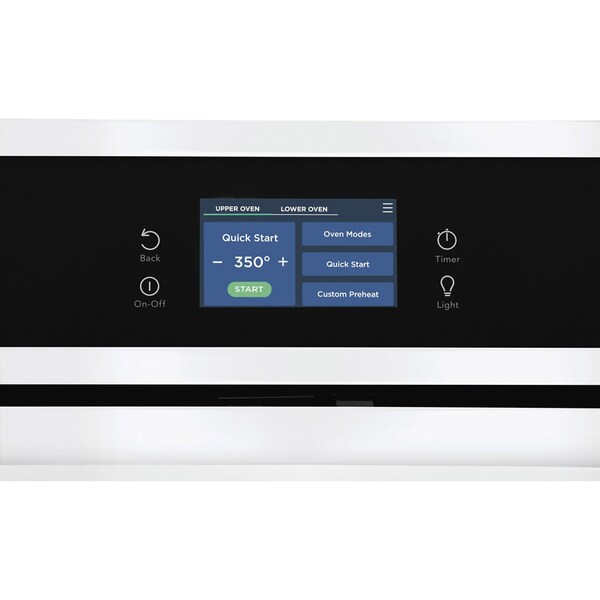 Almo Frigidaire 27-in. Double Electric Convection Wall Oven, White - FCWD2727AW