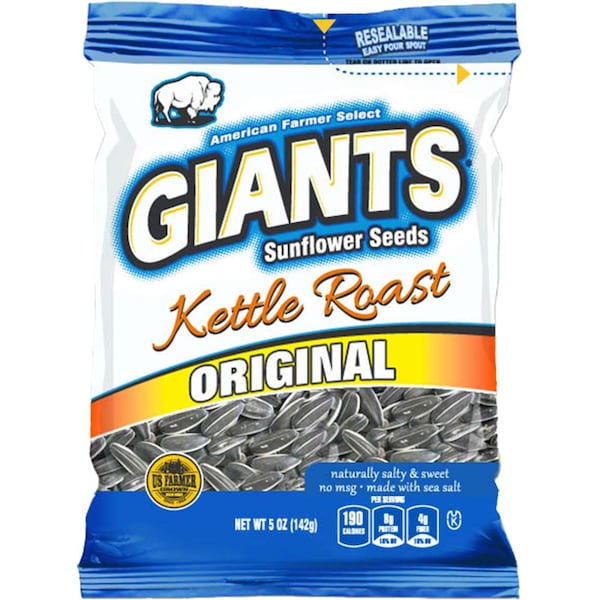 "
Botana gigante Gigantes Asadas en Olla Semillas Dulces y Saladas 5 oz., Paquete de 12 - 24555"
