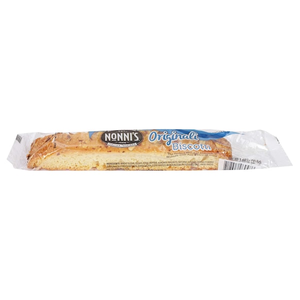 Nonnis Food Co Galletas Biscotti Originali 1.08 oz. Envueltas individualmente, PK48 - 200196948