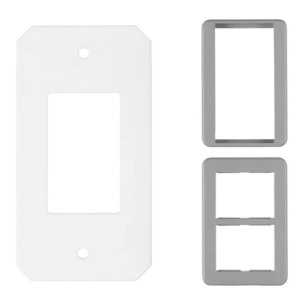 Hubbell Wiring Device-Kellems Center Sub Plate, 1 Gang, Rectangular - S1R10CSPK