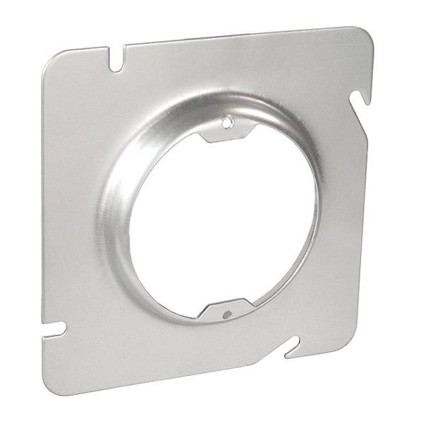 Southwire Electrical Box Cover, Square, Galvanized Steel, Ring and Raised Cover - 72C3