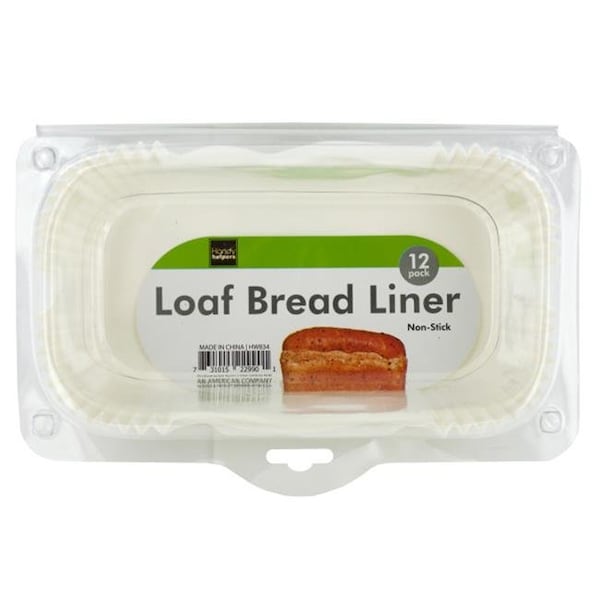 Kole Imports Bulk Buys HW834-12 Non-Stick Loaf Bread Baking Liners - 12 Piece -Pack of 12 - HW834-12