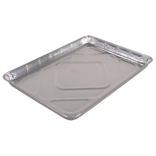 Pactiv Y604245 PEC Aluminum 0.25 in. Sheet Cake Pan, 100PK - Y604245  (PEC)