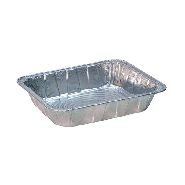 Pactiv Y6132L PEC Aluminum 0.50 Size Deep Steam Table Pan, 100PK - Y6132L  (PEC)