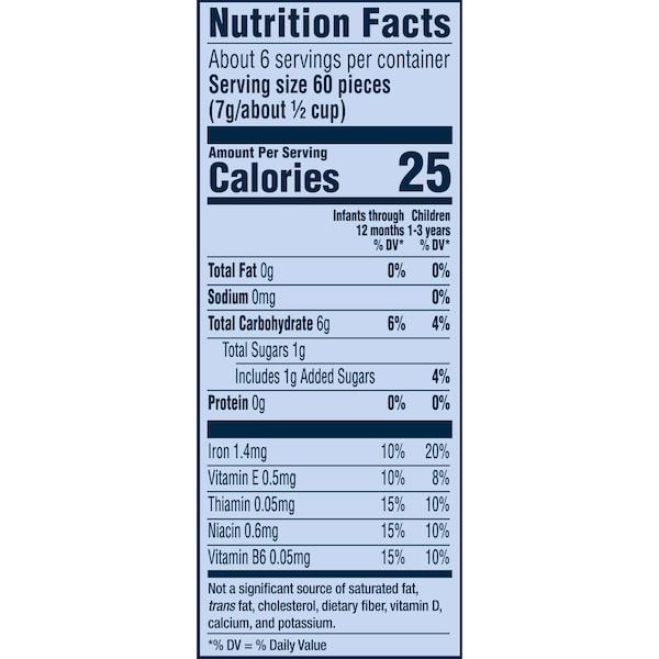 Gerber Graduates Bocadillos de Manzana y Canela 1.48 oz., Paquete de 6 - 00015000960070