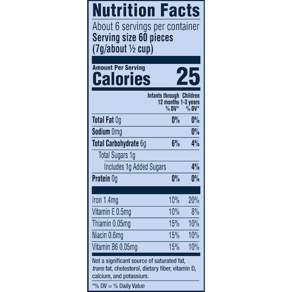 Gerber Graduates Bocadillos de Manzana y Canela 1.48 oz., Paquete de 6 - 00015000960070
