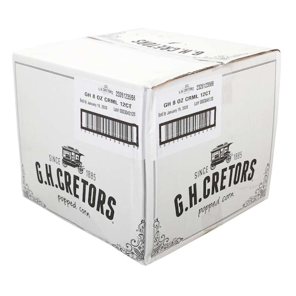 G.H. Cretors Just The Caramel Corn 8 oz., paquete de 12 - 2326123566