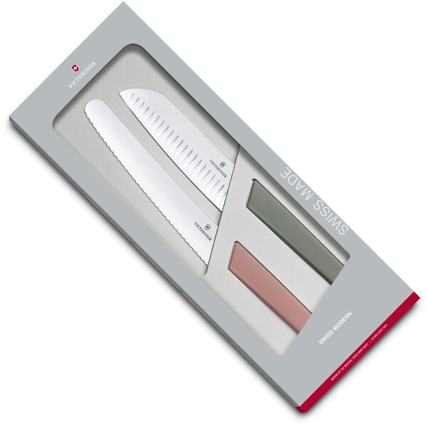Swiss Army Brands 2024 Victorinox Swiss Modern 2-Piece Kitchen Set Multicolored - VIC-6.9096.22G