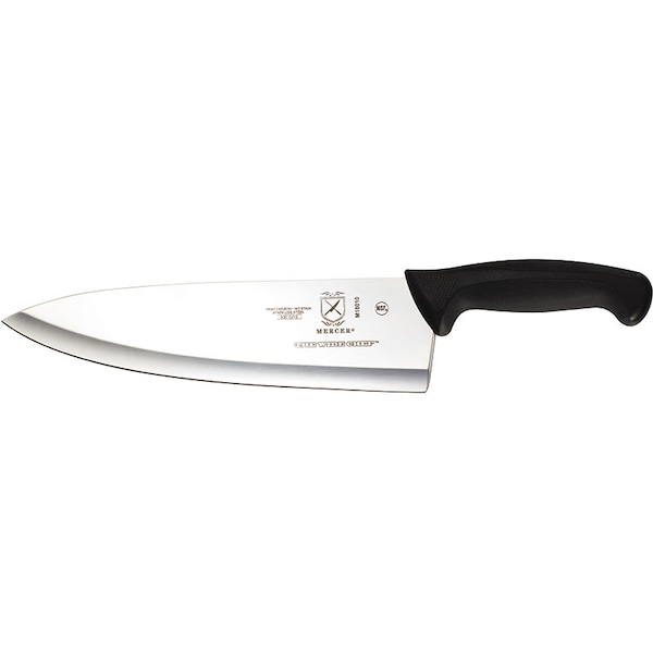 Mercer Cutlery Millennia Wide Chef, 10", Hollow Ground - M18010