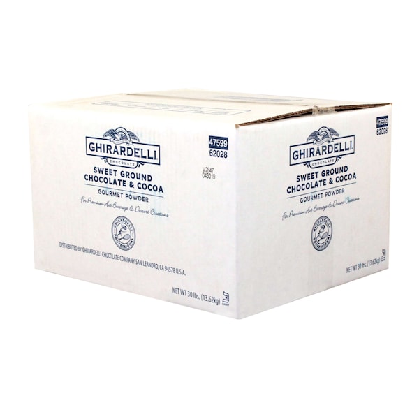 Ghirardelli Polvo de cacao dulce de chocolate en Tierra Dulce Ghirardelli 30 lbs - 62028