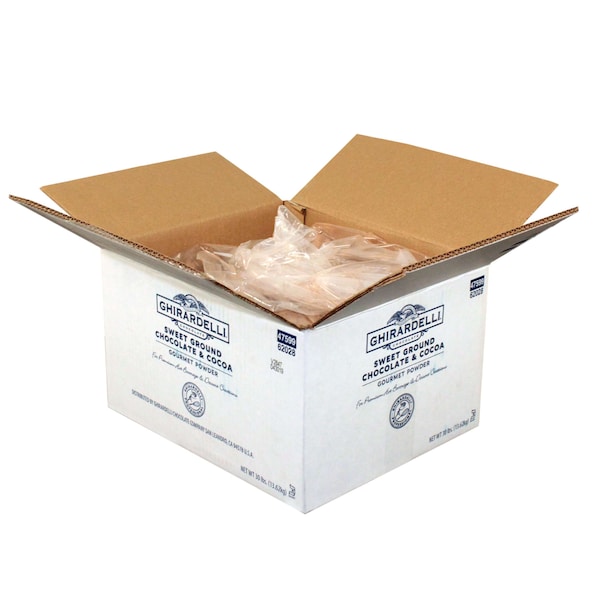 Ghirardelli Polvo de cacao dulce de chocolate en Tierra Dulce Ghirardelli 30 lbs - 62028