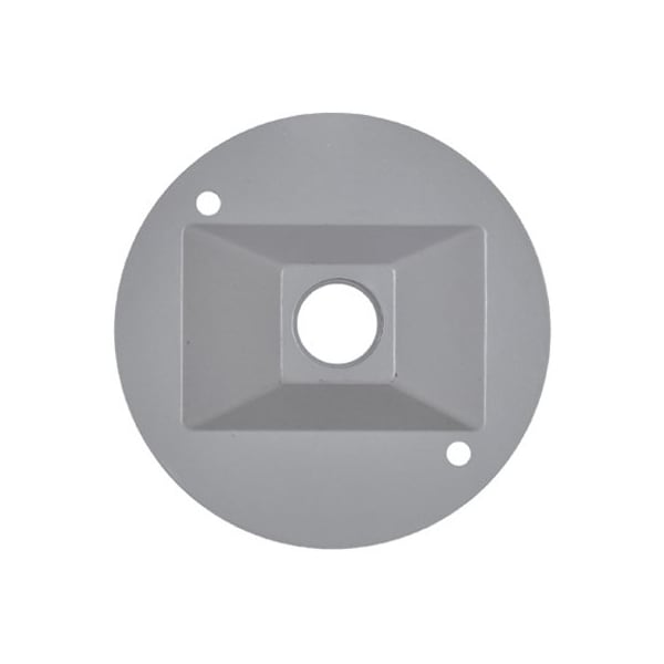 Hubbell ME GRY RND Lamp Cover - RC-1-N
