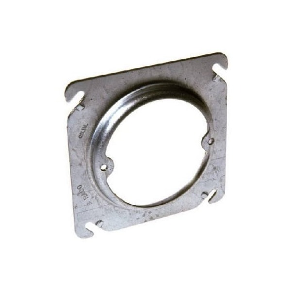 Racoorporated Electrical Box Cover, Square, Steel, Raised Cover - 8756