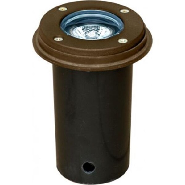 Dabmar Lighting Dabmar Lighting LV301-BZ-SLV 12V MR16 Well Light without Grill & PVC Sleeve; 20W - Bronze - LV301-BZ-SLV