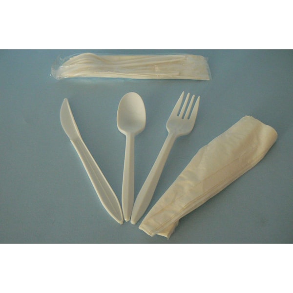 Goldmax Goldmax Knife Fork Teaspoon Salt Paper And Napkin Kit, PK250 - MK5