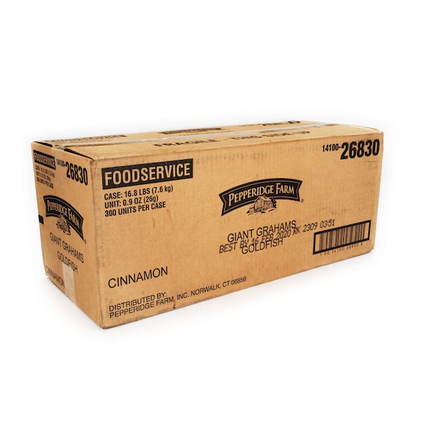 Galleta Gigante Goldfish de Canela de Pepperidge Farms en Bolsa de 2 Piezas de .9 oz., PK300 - 140026830