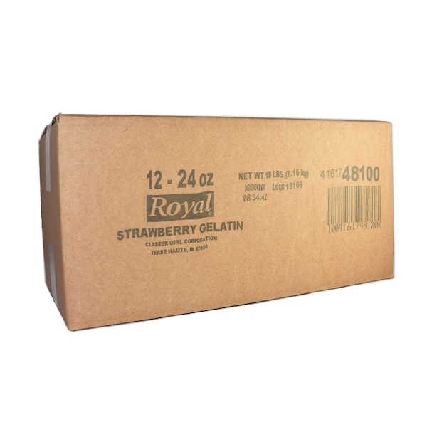 Mezcla de Gelatina de Fresa Real Real de 24 oz., Paquete de 12 - 48100