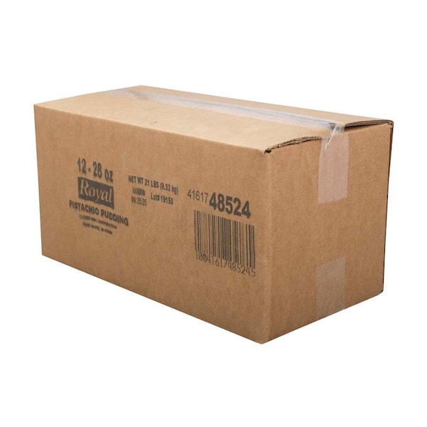 Mezcla de pudín instantáneo de pistache Royal Royal de 28 oz., paquete de 12 - 48524