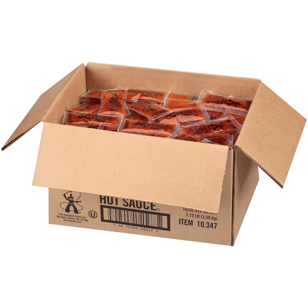 Texas Pete Salsa Picante Texas Pete de 7g, paquete de 500 unidades - 1.00347