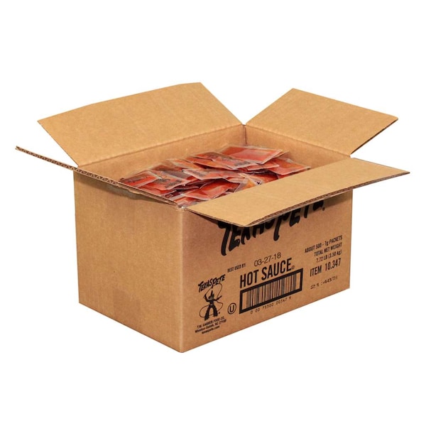 Texas Pete Salsa Picante Texas Pete de 7g, paquete de 500 unidades - 1.00347