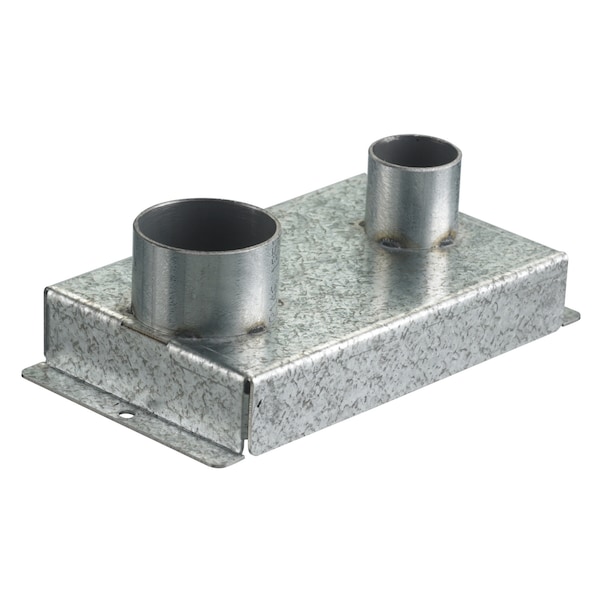 Hubbell Wiring Device-Kellems Recessed 8" Series, Replacement Fitting Box, (2) 1" EMT - S1R8JNC2