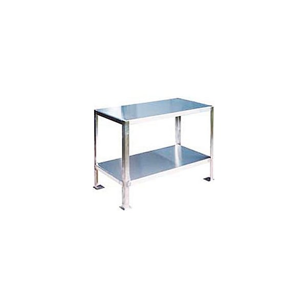 Jamco Jamco Machine Stand W/ Angled Leg, 16 Ga 430 Stainless Steel Top, 36"W x 24"D - XW236QQ