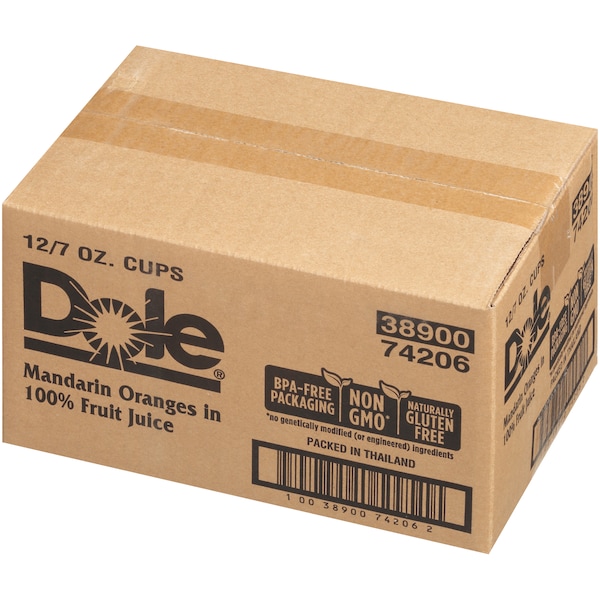 Dole Dole En Jugo Rebanada de Mandarina 7 oz. Lata, Paquete de 12 - 74206