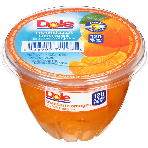 Dole Dole En Jugo Rebanada de Mandarina 7 oz. Lata, Paquete de 12 - 74206