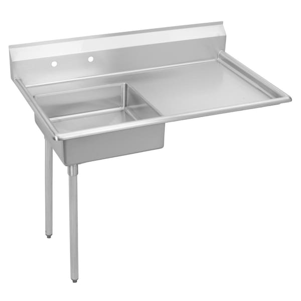 Elkay Standard Dirty Dish Table Left To Right Operation 50 L X 30 W X 42.75 H Over All - UDT-50-RX