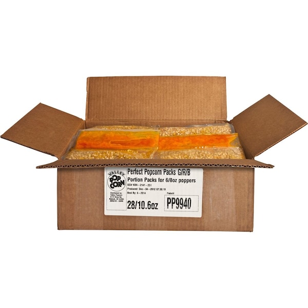 Kits de Palomitas de Maíz Valley Popcorn Gold, 10.6 oz, 28/unid. - VPCPOPPP9940