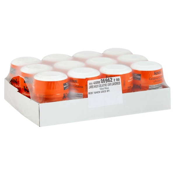 Knox Knox Gelatina sin sabor de 1 libra, PK12 - 00043000069622