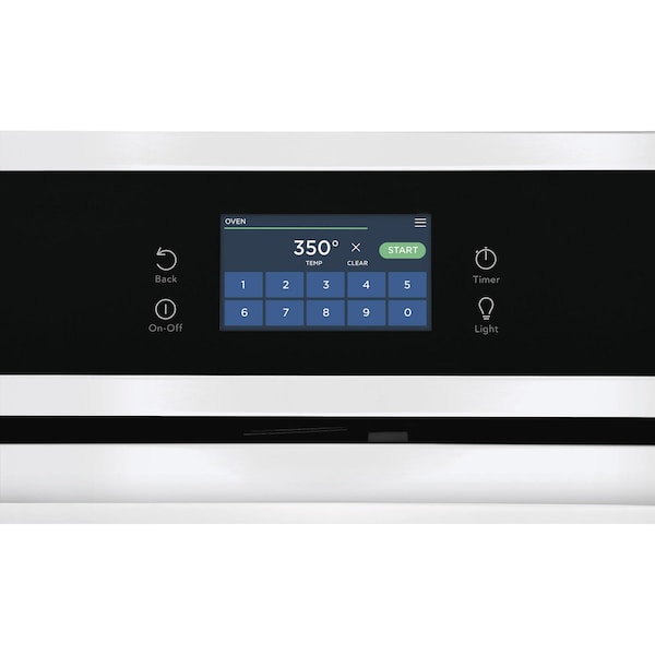 Almo Frigidaire 27-in. Convection Single Electric Wall Oven in White - FCWS2727AW