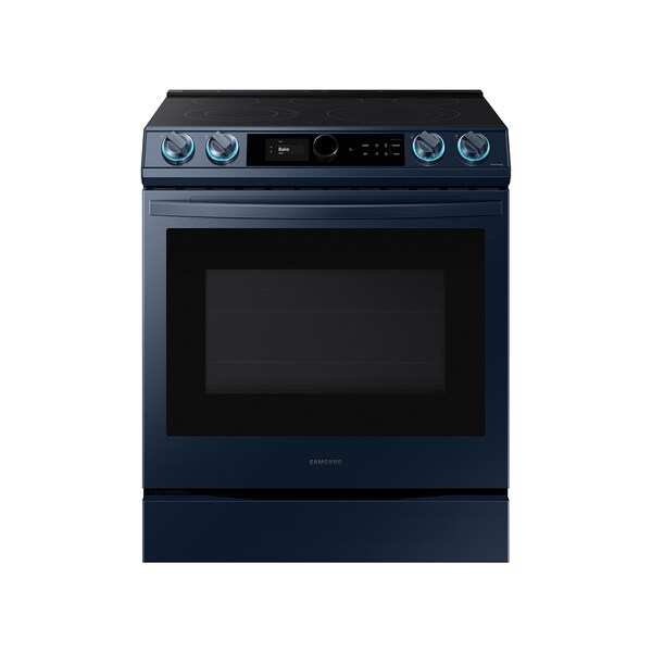 Almo 30-in. BESPOKE Smart Dial Air Fry Wi-Fi Enabled Dual Fuel Slide-In Electric Range - NE63A8711QN