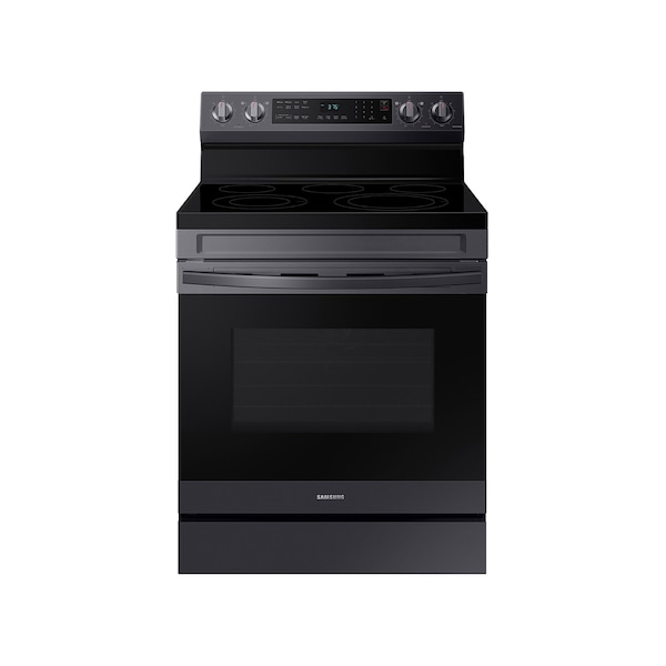 Almo Smart Wi-Fi-Enabled 6.3 cu. ft. Black Stainless Steel Electric Range - NE63A6511SG