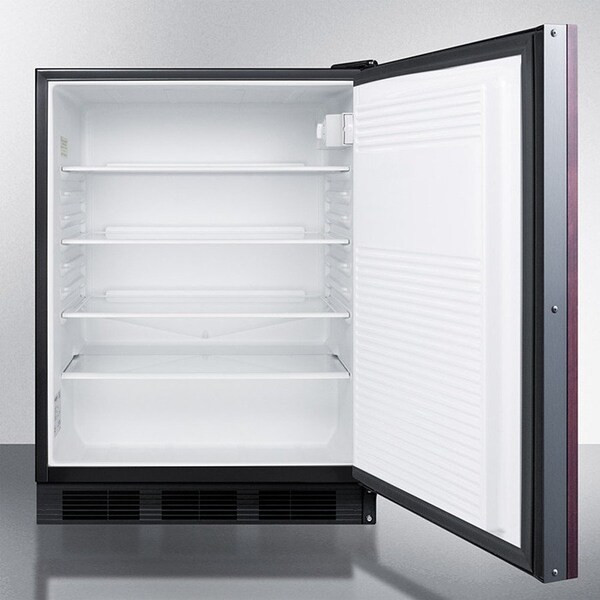Summit Appliance Div. Summit-Built-In Undercounter All-Refrigerator, 32"H For ADA Counters, BK Exterior - FF7BKBIIFADA