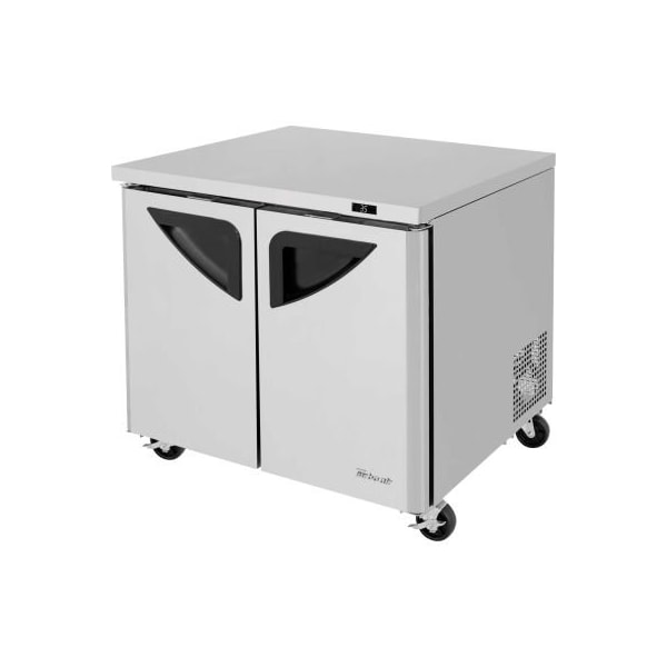 Turbo Air Super Deluxe Series - Undercounter Refrigerator 36-1/3"W - 2 Door - TUR-36SD-N6