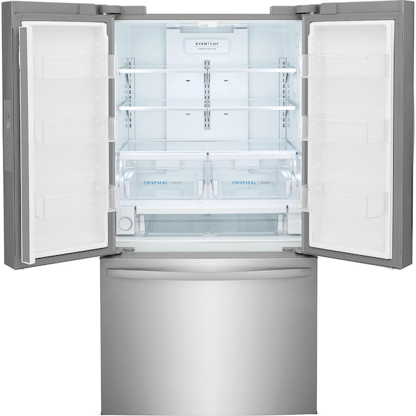 Almo 28.8 cu. ft. French Door Refrigerator with Auto-Defrost and LED IceMaker - E-Star Rated - FRFN2823AS