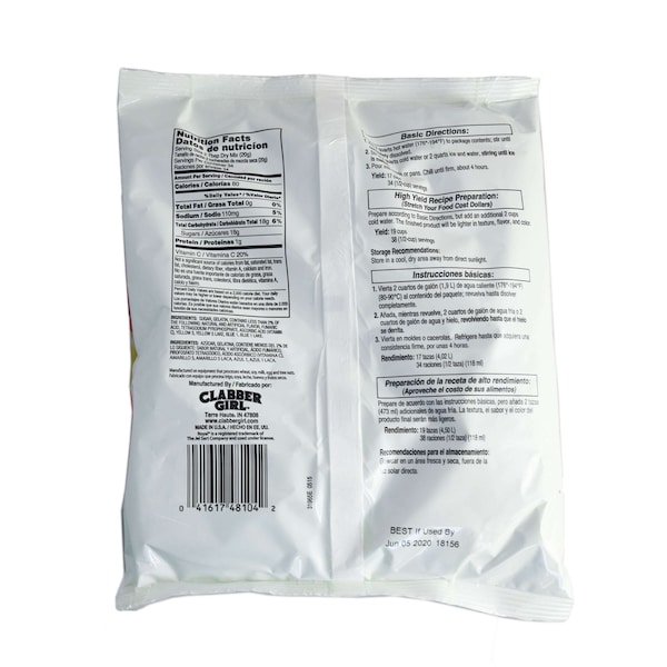 Mezcla de gelatina Royal Royal sabor lima de 24 oz, paquete de 12 - 48104