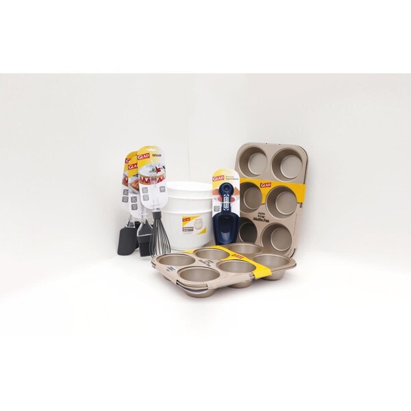Pivot Direct PD-GLD-JCK-GR Glad Jumbo Muffin & Cupcake Kit, Grey & White - PD_GLD_JCK_GR