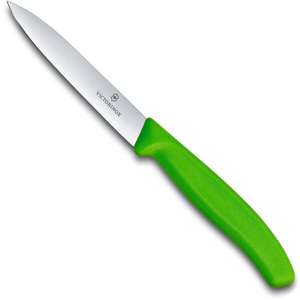 Swiss Army Brands 2024 Victorinox Kitchen Swiss Classic Utility - 2 Packs 4.5In Round, Serrated Blade Green Packaged - VIC-6.7836.L114B