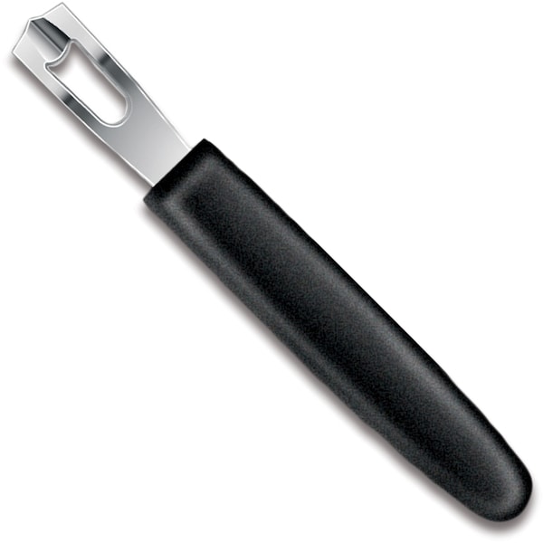 Swiss Army Brands 2023 Victorinox 40793 Kitchen Black Channel, Channel Knife, Polypropylene Handle - VIC-5.3403-X2